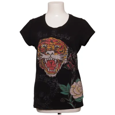 T-shirt (Svart, Flerfärgad) från Ed Hardy Bomull, Elastan