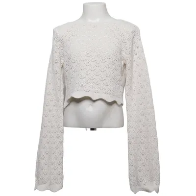Sweater (White) from H&M Cotton, Acrylic