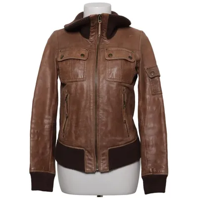 Leather jacket (Brown) from Rock'n Blue Leather, Polyester