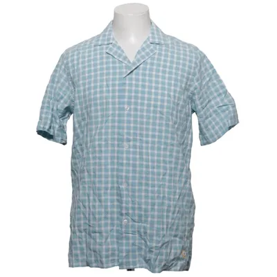 Chemise à manches courtes (Bleu, Blanc) de Armor Lux Coton, Élasthane, Viscose