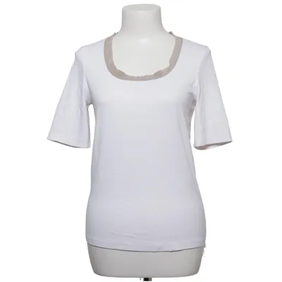 T-shirt (Vit, Beige) från Gabrini Bomull, Elastan, Silke