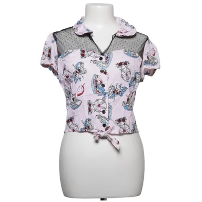 Korte mouwen shirt (Roze, Meerkleurig) van Hell Bunny Katoen, Elastaan