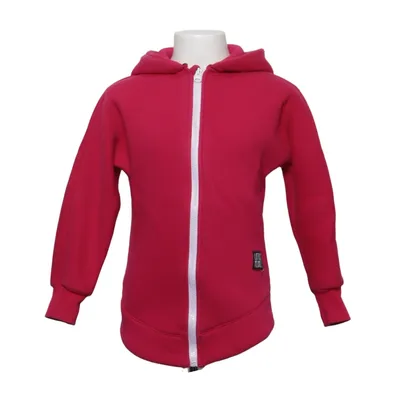 Sweat à capuche (Rose) de Little People Coton, Élasthane, Polyester