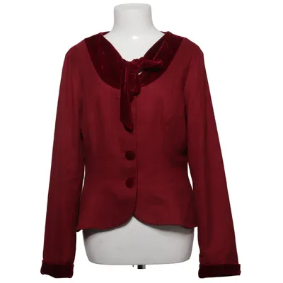 Blazer (Rood) van Collectif Vintage Elastaan, Polyester