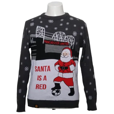 Christmas sweater (Gray, Multicolored) from Manchester United Acrylic