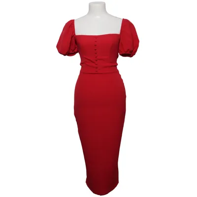 Jurk (Rood) van Etika Fashion Katoen, Polyester