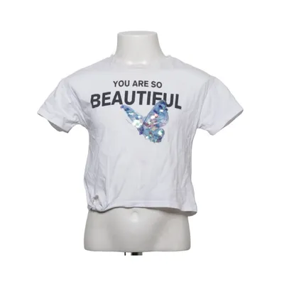 T-shirt (Blanc) de LC Waikiki Girls Coton