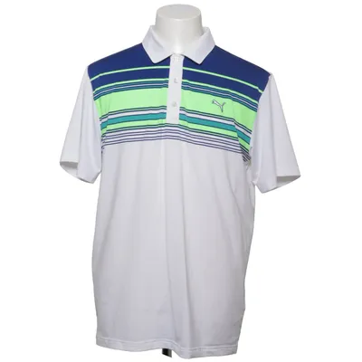Poloshirt (Wit, Meerkleurig) van Puma Golf Elastaan, Polyester