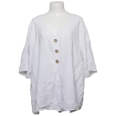 Blouse (Wit) van Made in italy Linnen