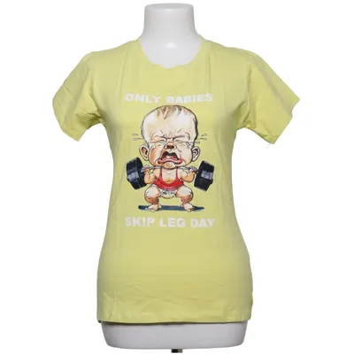T-shirt (Jaune) de SBS Coton, Élasthane