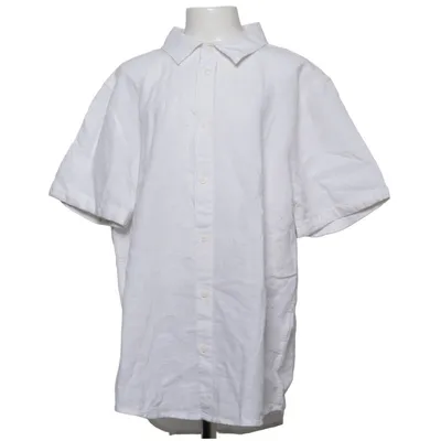 Chemise à manches courtes (Blanc) de Lindex Kids Coton, Lin