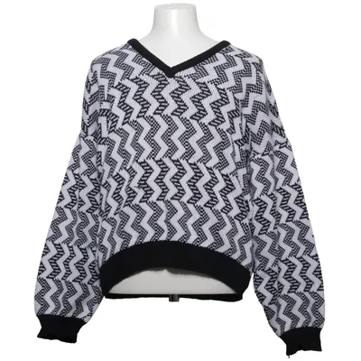 Pull-over (Noir, Blanc) de Moda International Acrylique