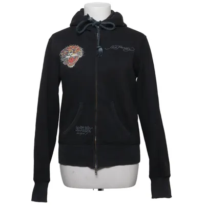 Hættetrøje (Sort) fra Ed Hardy by Christian Audigier Bomuld