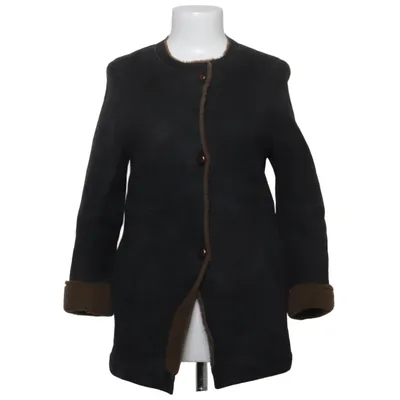Veste en peau de mouton retournée (Noir, Marron) de Zef
