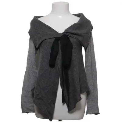 Cardigan cache-cœur (Gris) de Tessa Mohair, Polyamide