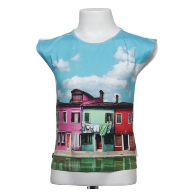 T-shirt (Blå, Flerfärgad) från Jottum Bomull, Elastan