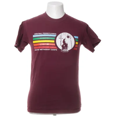 T-shirt (Röd, Flerfärgad) från Gildan Activewear Bomull