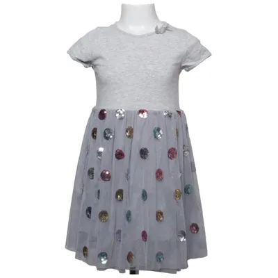 Klänning (Grå, Flerfärgad) från KIDS Kids Bomull, Polyester