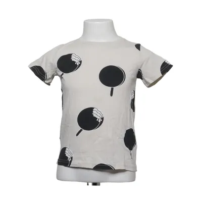 T-shirt (White, Black) from Lindex Kids Cotton