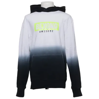 Kapuzenpullover (Weiß, Schwarz, Mehrfarbig) von H&M Kids Baumwolle, Polyester