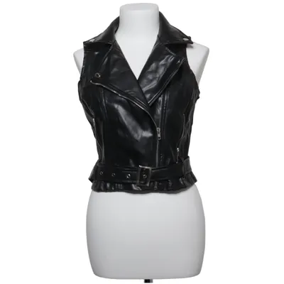 Bikervest (Sort) fra Shein Polyurethan