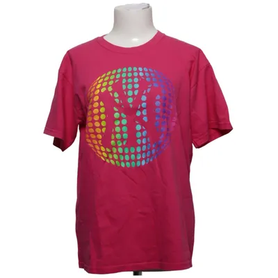 T-shirt (Pink, Flerfarvet) fra Majestic Athletic Bomuld