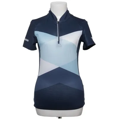 Cykeltrøje (Blå, Hvid, Flerfarvet) fra Crivit Elastan, Polyester