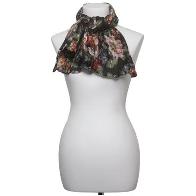 Shawl (Green, Multicolored) from Twist & Tango Cotton, Silk
