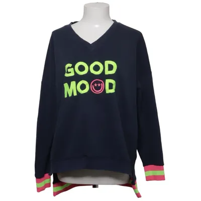 Sweatshirt (Blue, Multicolored) from Zwillingsherz Cotton, Polyester