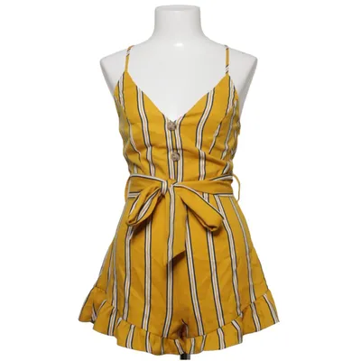 Jumpsuit (Geel, Wit, Zwart) van Pink Boutique Polyester