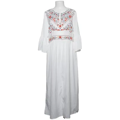Långklänning (Vit, Flerfärgad) från Vonda Elastan, Polyester