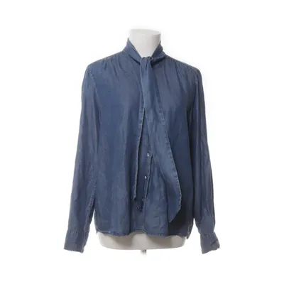 Strikblouse (Blauw) van GANT Lyocell