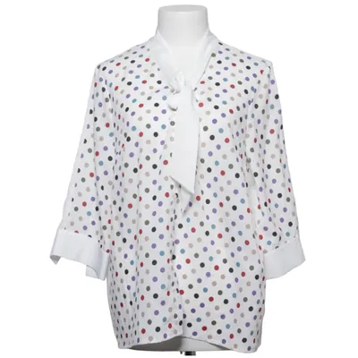 Blouse lavallière (Blanc, Multicolore) de Nife