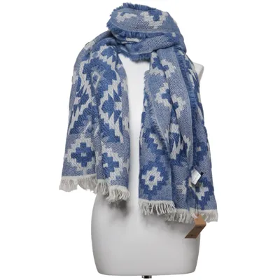 Sjaal (Blauw, Wit) van EseOese Acryl, Katoen, Wol