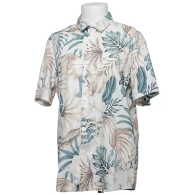 Chemise à manches courtes (Blanc, Vert, Marron) de ChArmkpR Coton, Polyester
