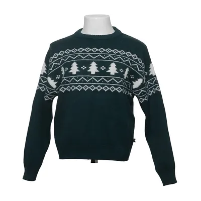 Julesweater (Grøn, Hvid) fra Okaïdi Viscose