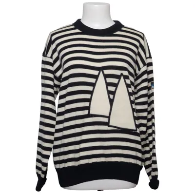 Sweater (Blå, Hvid) fra Evan-Picone Uld