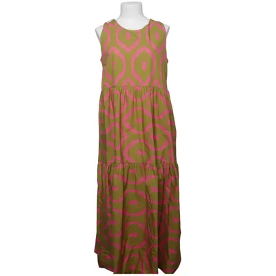 Robe longue (Vert, Rose) Coton