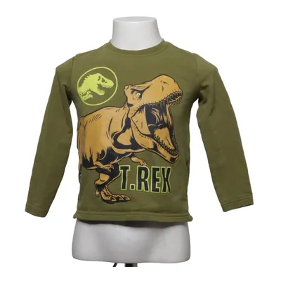 T-shirt à manches longues (Vert) de Jurassic World Coton, Élasthane