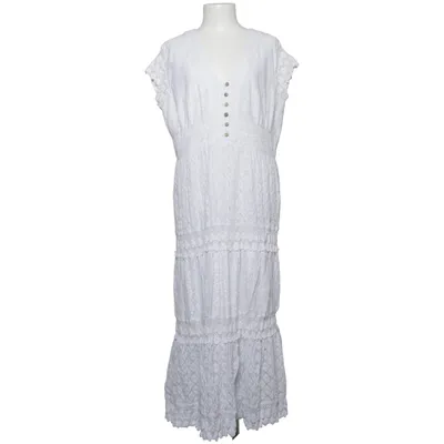 Maxikjole (Hvid) fra Blancheporte Bomuld, Polyamid, Polyester, Viscose