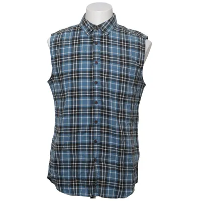 Flannel shirt (Blue, Black, White) from EMT Company Cotton