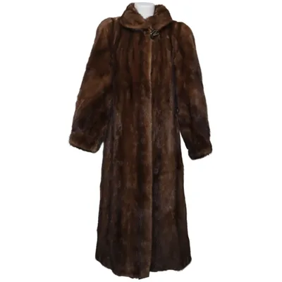 Pälskappa (Brun) från Saga Mink