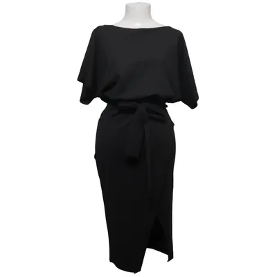 Dress (Black) from Malabay Elastane, Polyester