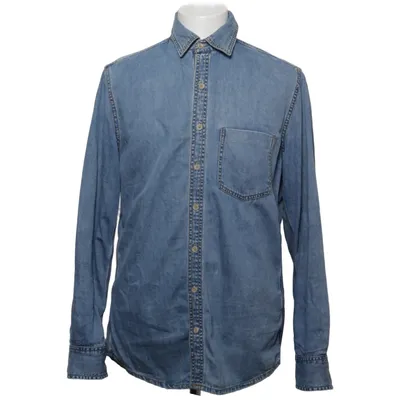 Denim shirt (Blue) from Mango Man Cotton