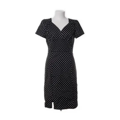 Kjole (Sort, Hvid) fra Hearts & Roses Bomuld, Elastan