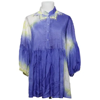 Dress (Blue, Yellow, White) from Blumarine Silk