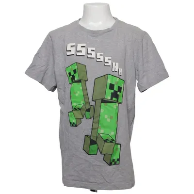 T-shirt (Grijs, Groen) van Jinx Katoen, Polyester
