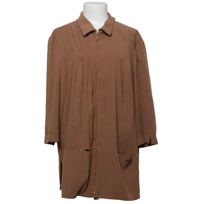 Jacket (Brown) from Maria Bellesi Elastane, Polyester