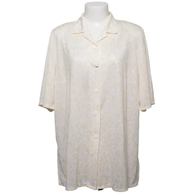 Chemise à manches courtes (Jaune, Blanc) de Finn Karelia Polyester, Viscose