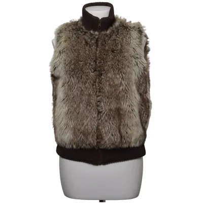 Gilet d'extérieur (Marron, Multicolore) de Miss Posh Acrylique, Suédine, Polyester